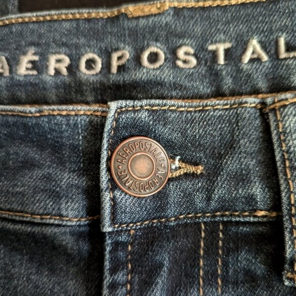 AeropOne Sizetale Mens Slim Blue Denim Jeans 28 waist 29 Length - Picture 5 of 13